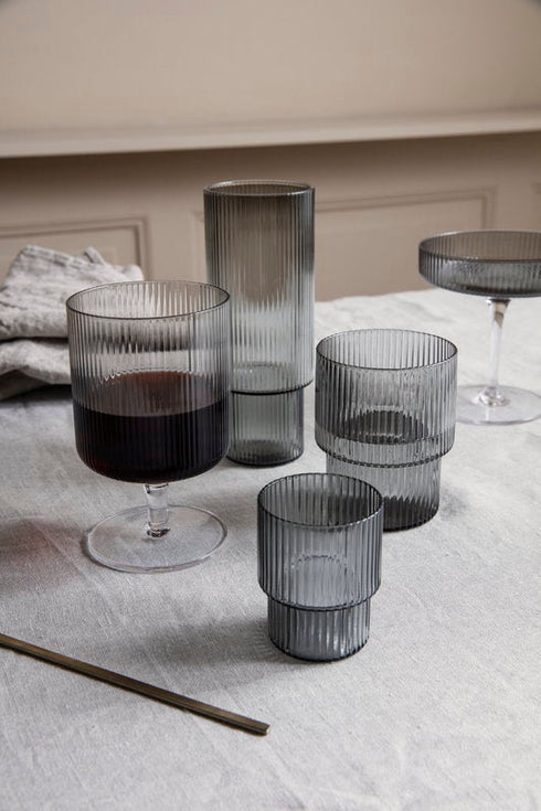 Ripple Champagne Saucer / 2 Pcs